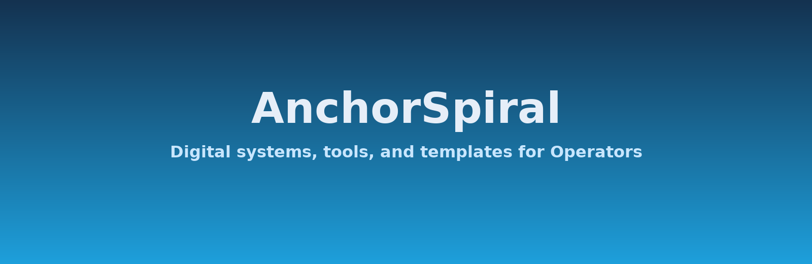 AnchorSpiral Banner